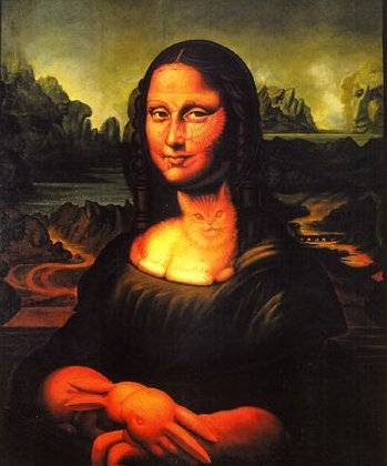 Ilusión visual Mona Lisa