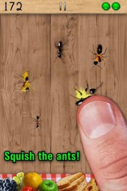 Aplasta hormigas. Juego para teléfonos celulares