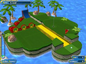 Juego de mini golf