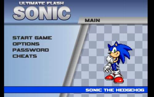 Sonic. Juego online para Chrome