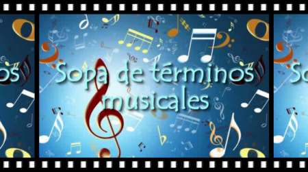 Sopa interactiva de trminos musicales