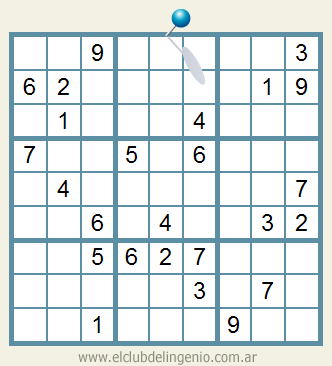 Sudoku de mediana dificultad