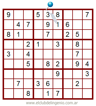 Sudoku fcil de resolver