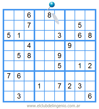 Sudoku interactivo de dificultad media