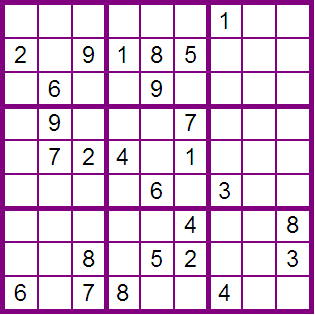 Sudoku de fcil resolucin