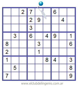 Sudoku interactivo de difícil resolución