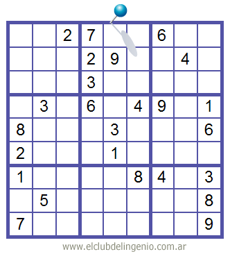 Sudoku interactivo de difcil resolucin