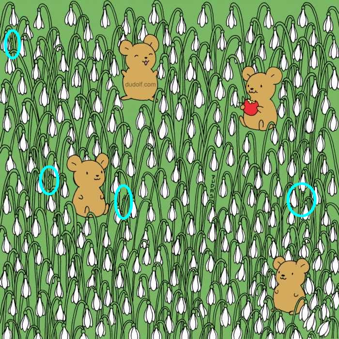 Agiliza tu percepción visual y encuentra a las orugas escondidas