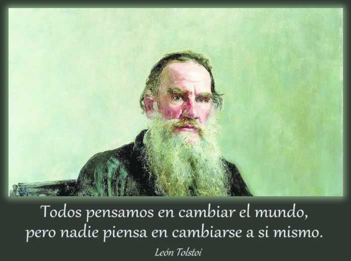 Una cita de León Tolstoi