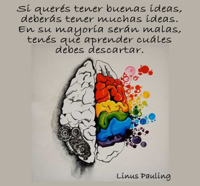 La generación de ideas según Linus Pauling