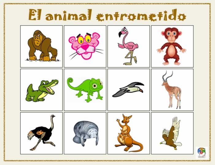 Un animal entrometido. Juego de razonamiento para entrenar tu mente