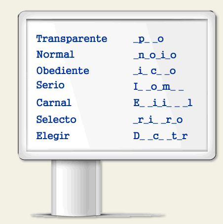 Juego de inteligencia verbal