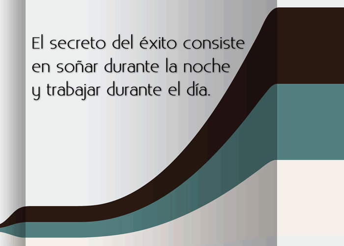 Una frase sobre el éxito