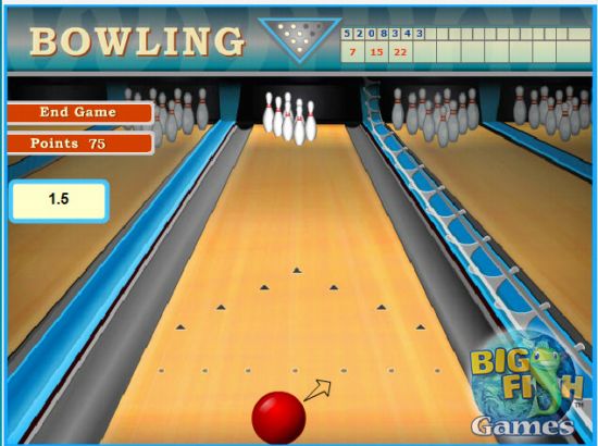Sencillo juego de bowling 3D para Chrome