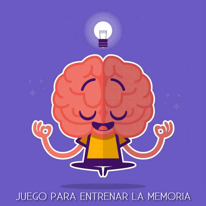 Juego para entrenar la memoria de corto plazo