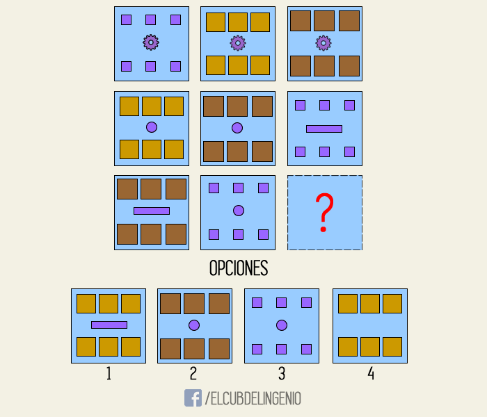 Otro juego de lógica y percepción visual