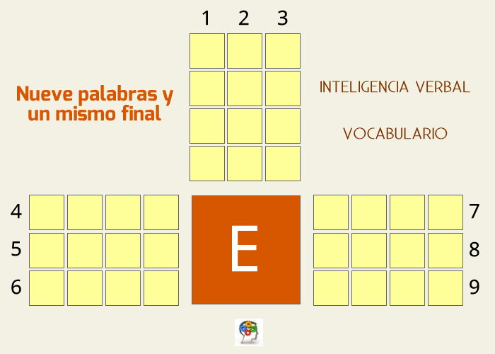 Nueve palabras y un mismo final