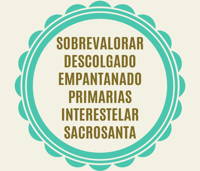 Palabras escondidas y relacionadas