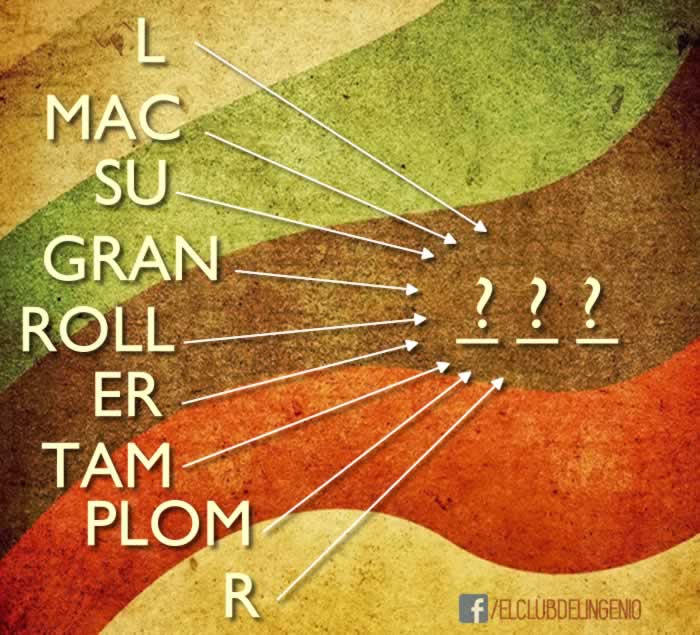 Completa palabras. Un juego de inteligencia verbal