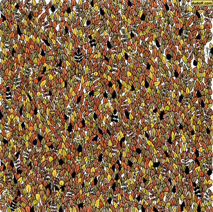 Desarrolla tu percepción visual encontrando 4 ratones y 5 hongos