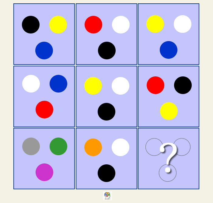 Razona y encuentra la lógica de estos coloridos círculos