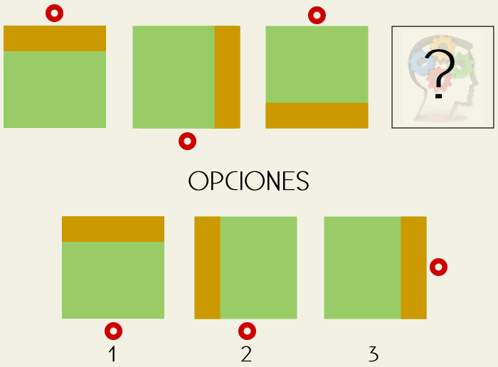 Razonamiento y lógica para completar la serie