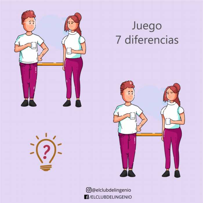 7 diferencias para entrenar tu memoria visual