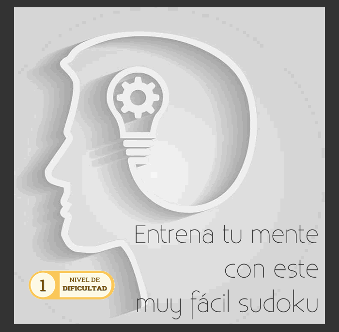 Sudoku muy fácil para entrenar tus neuronas