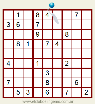Difícil sudoku interactivo
