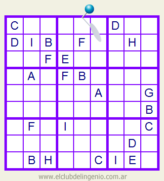 Letradoku interactivo de dificultad media