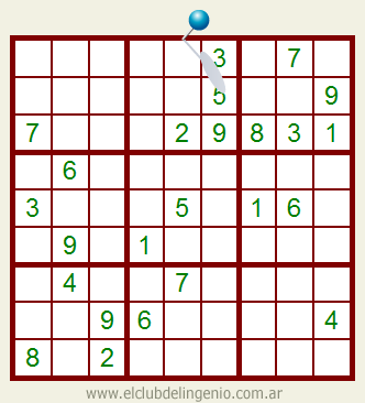 Sudoku de difícil resolución
