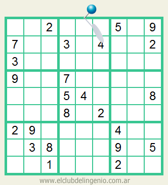 Nuevo sudoku de difícil resolución | El Club del - Juegos para entrenar la mente