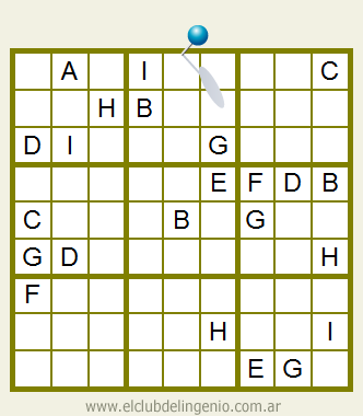 Sudoku interactivo con letras