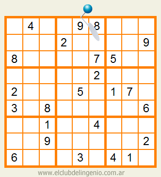 Sudoku de muy difícil resolución