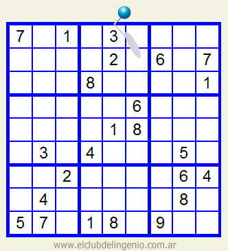 Fácil sudoku online  El Club del Ingenio - Juegos para entrenar la mente