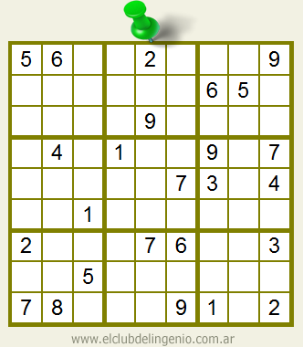 Sudoku para resolver on-line | El Club del - entrenar la mente