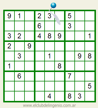 Fácil sudoku para imprimir  El Club del Ingenio - Juegos para